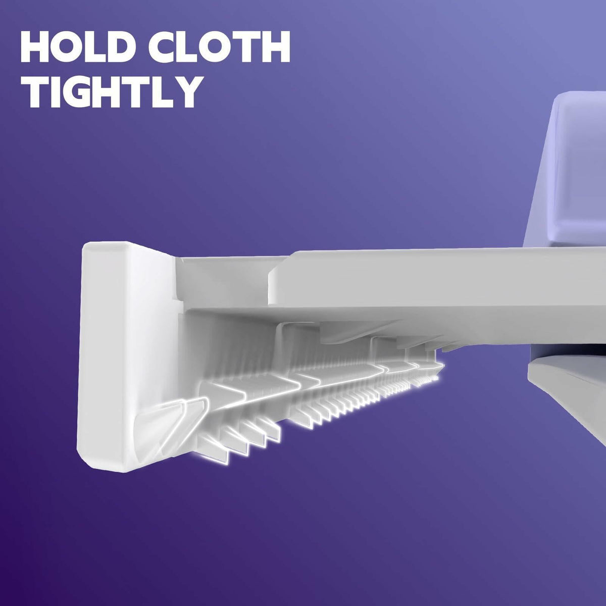 Pinza de sujeción para mopa Sweeper ClicLak de ciAmore, color morado, compatible con paños Swiffer