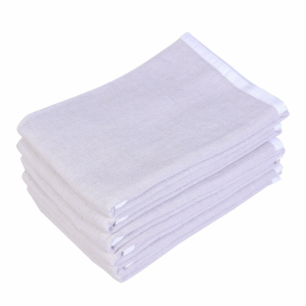 Juego de 5 paños de cocina de algodón Yourtablecloth 18x28 verde claro