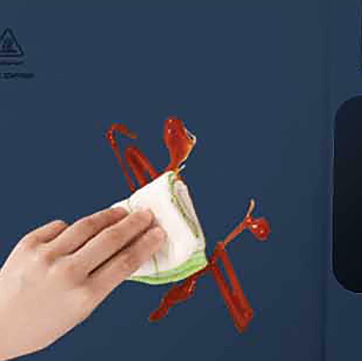 Tapete eléctrico de silicona para calentar alimentos, 26x15 pulgadas, azul, modos ajustables