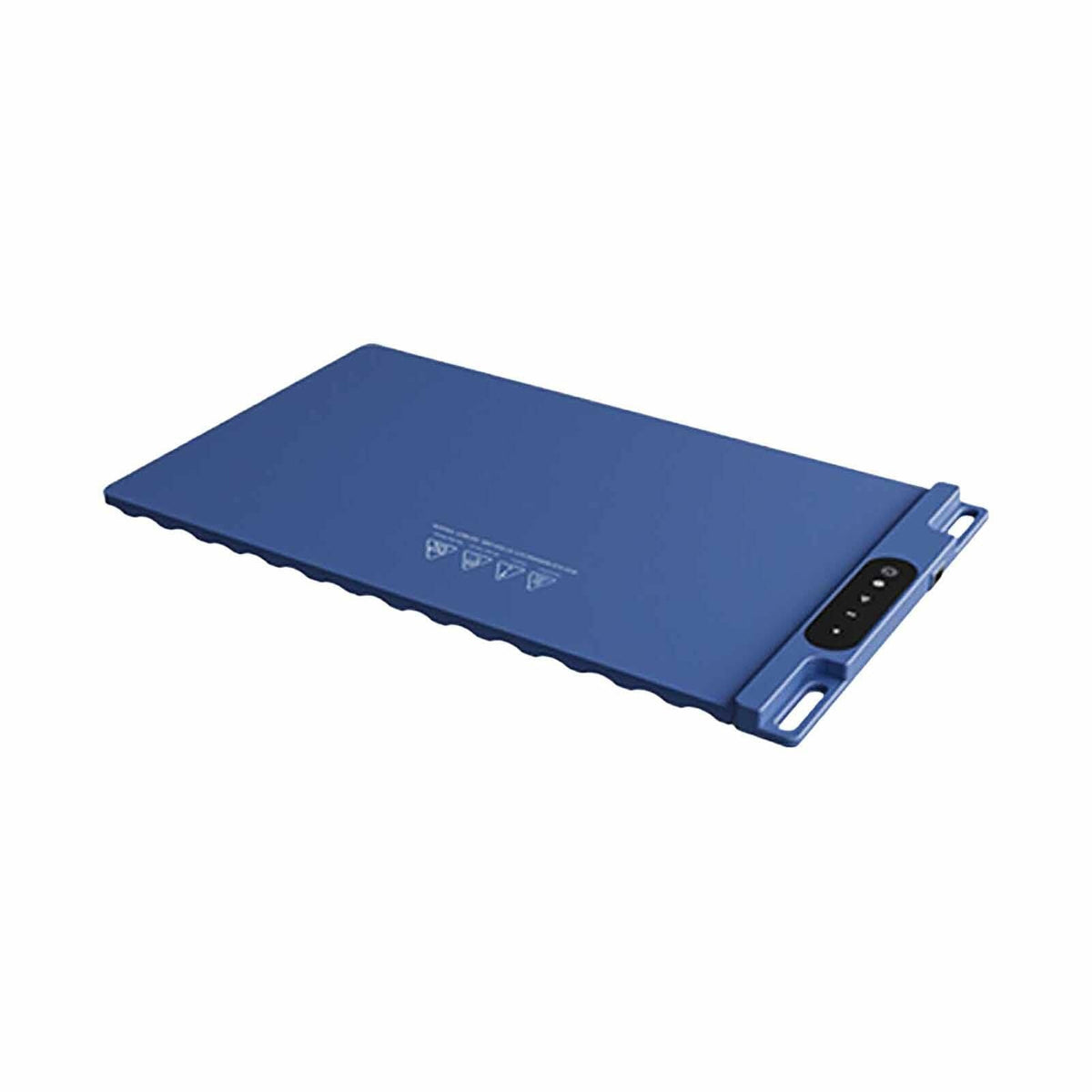 Tapete eléctrico de silicona para calentar alimentos, 26x15 pulgadas, azul, modos ajustables