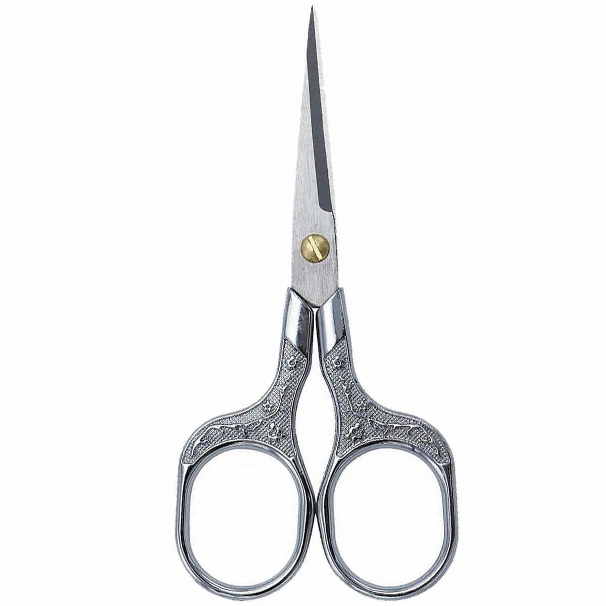 Minitijeras ABAJI, hoja de acero inoxidable con mango de metal, paquete de 2, para oficina y manualidades