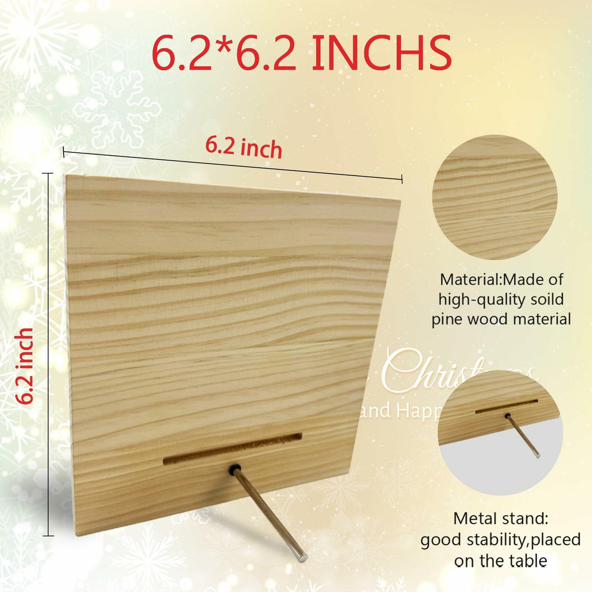 UNCDLV Letrero de madera de gnomos felices decoración de otoño 6x6 pulgadas hallothanksmas2