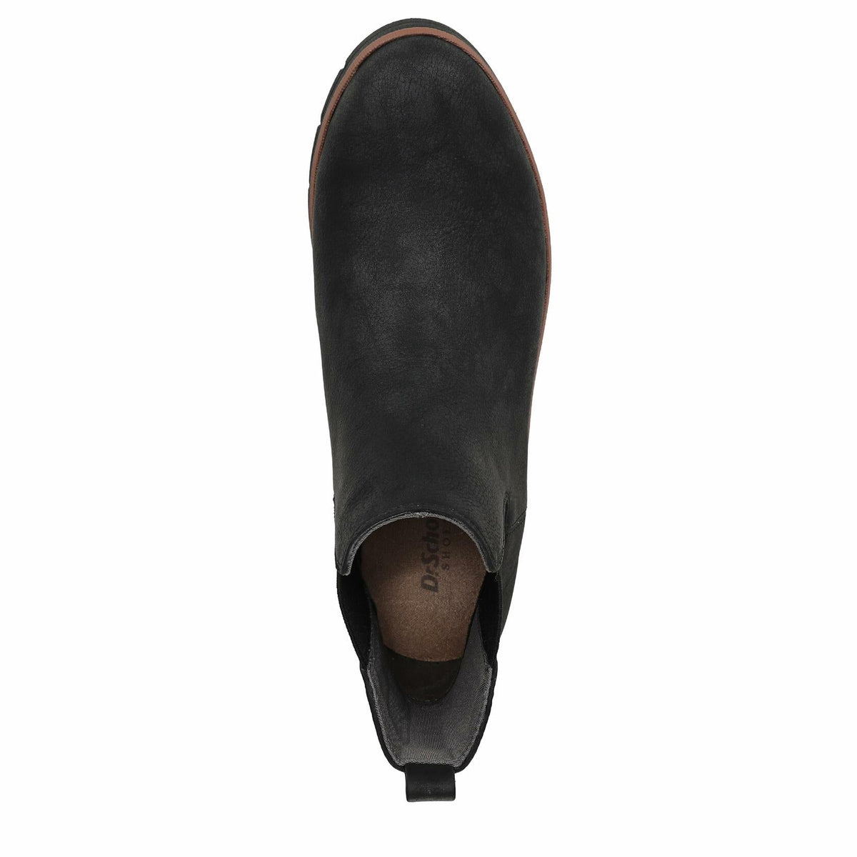 Botín Dr. Scholl's Northbound para mujer, negro liso, talla 8 W