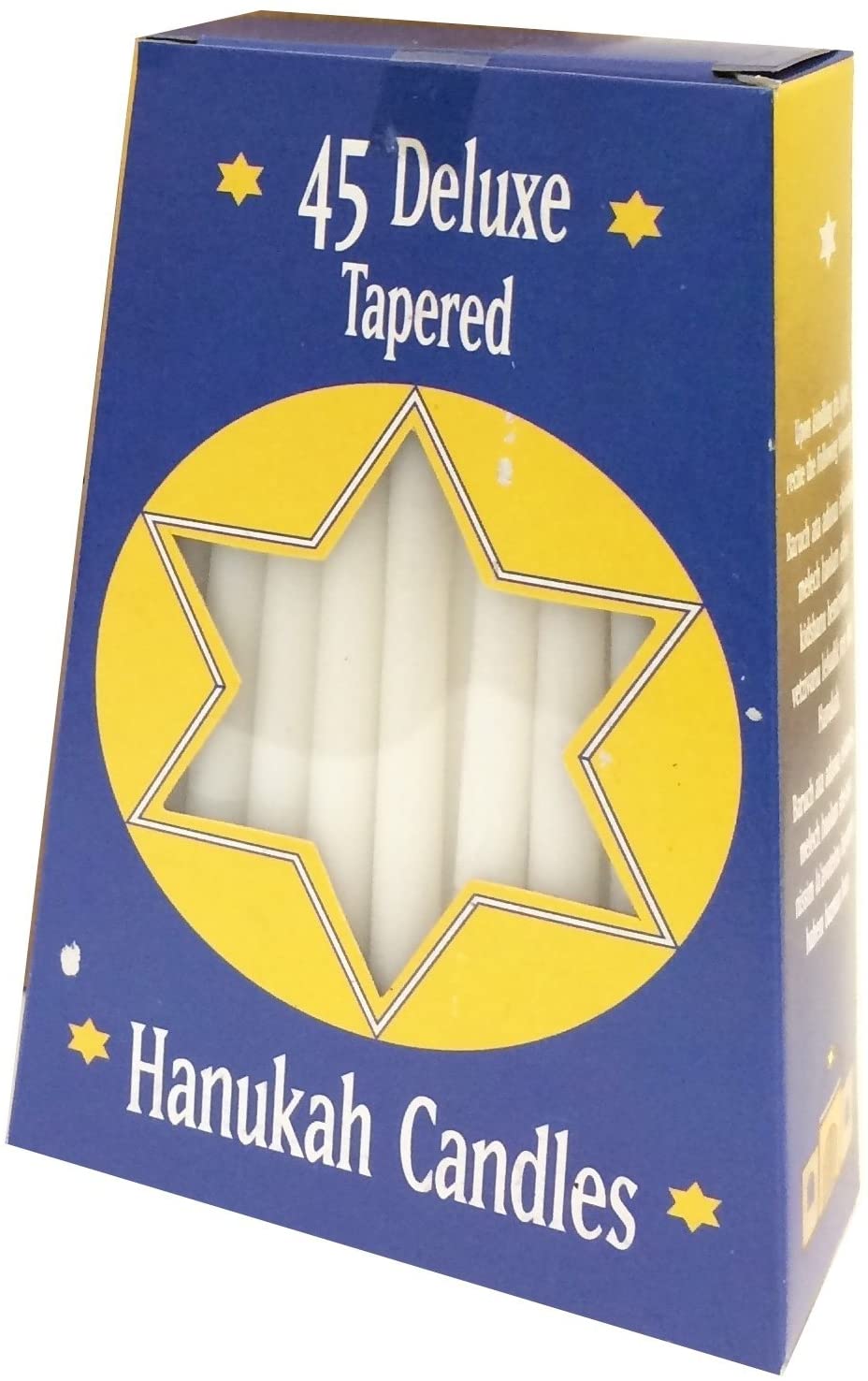 Velas de Janucá blancas