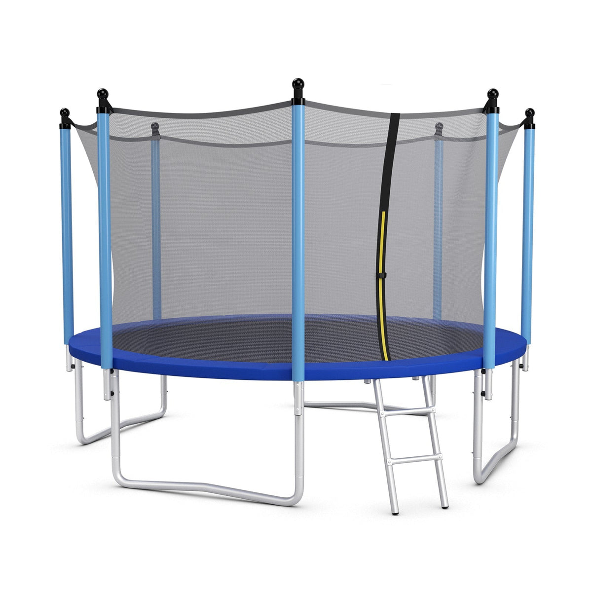 Outdoor Trampoline with Safety Closure Net
