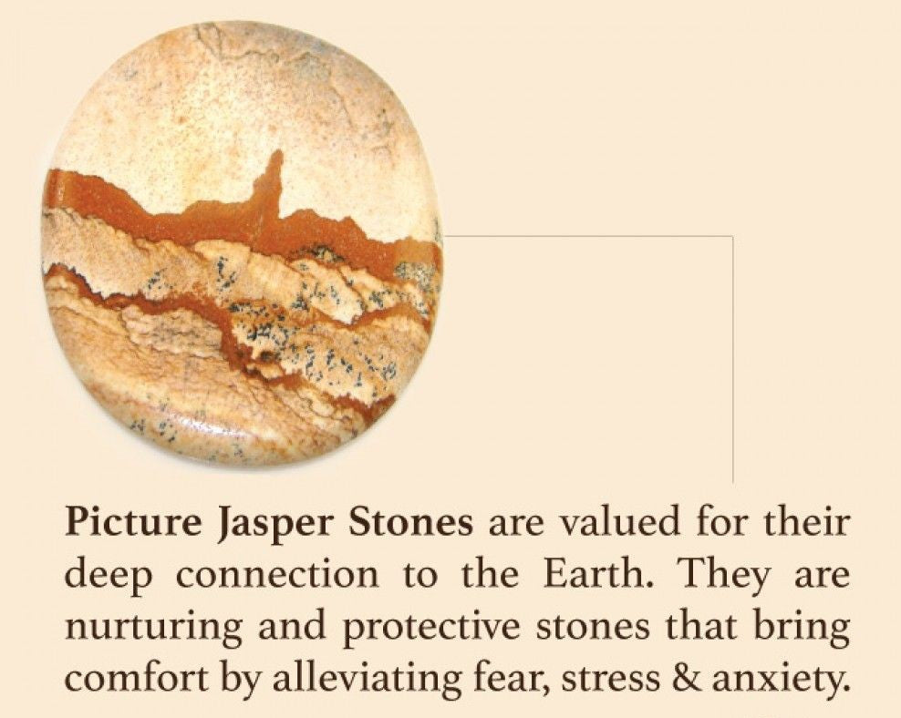 Malachite Picture Jasper Stretch Bracelet Natural Gem