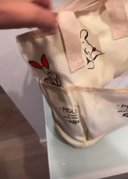 Beige Tote Bag