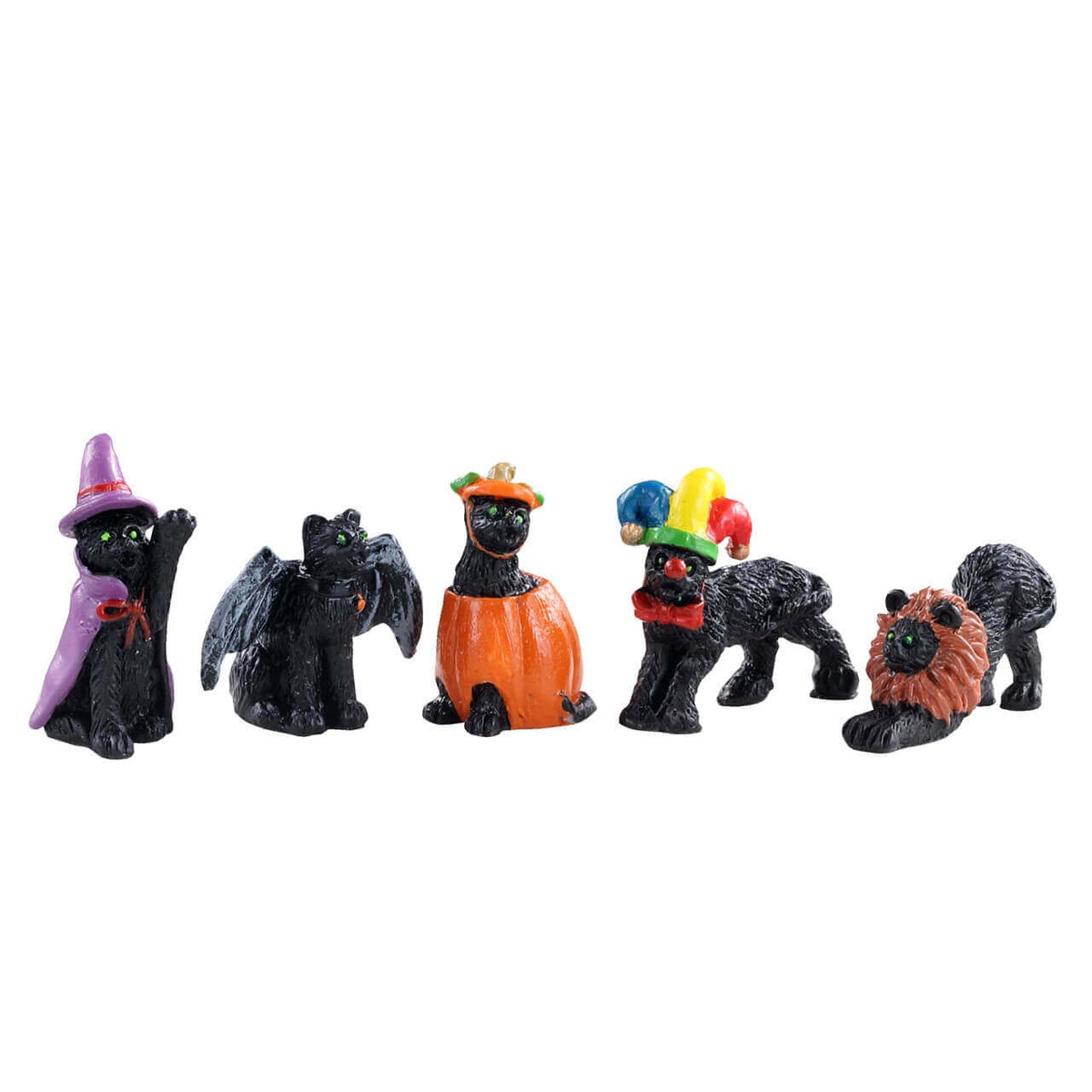 Costumed Cats - 5 Piece Set