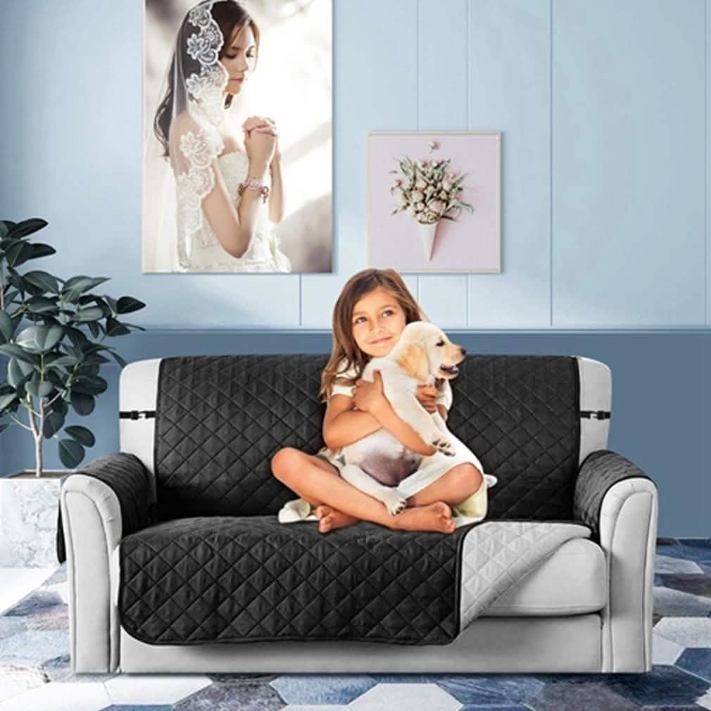 Funda reversible para sofá, sillón biplaza