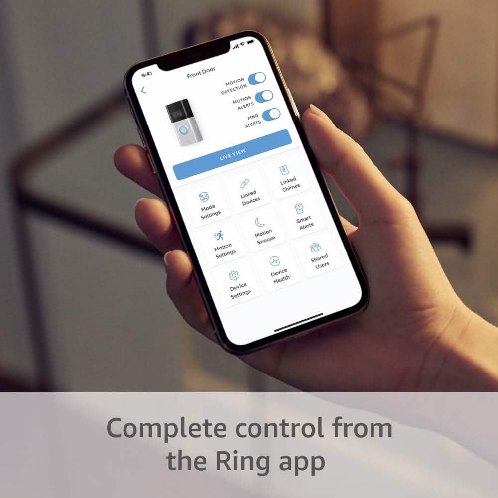 Ring Video Doorbell 3 – Enhanced Wifi, Improved Motion Detection