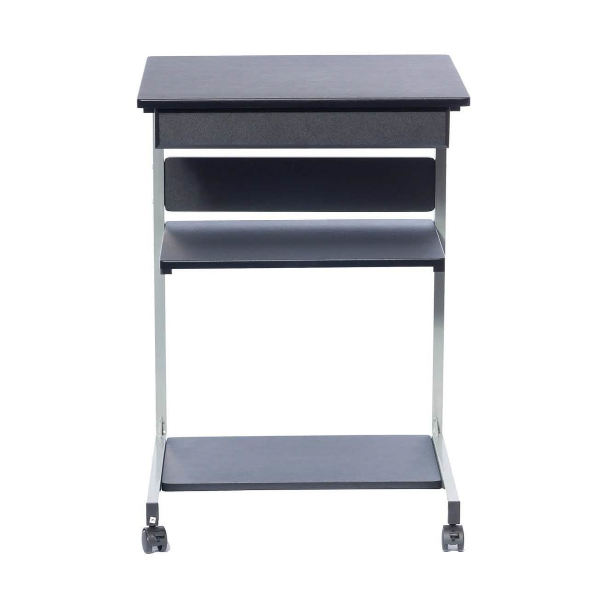 Rolling Laptop Cart with Storage