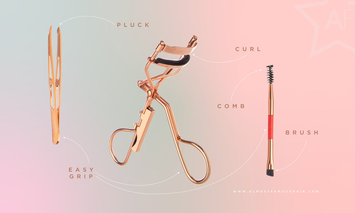 Rose Gold Lash Lifting Kit With Curler Brush Tool Set