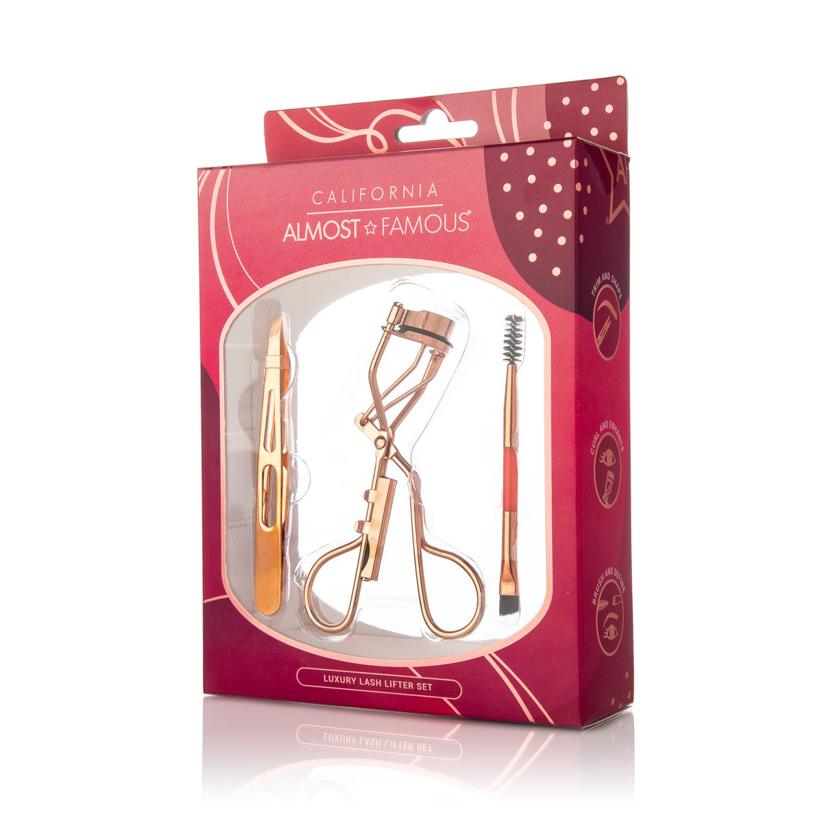 Rose Gold Lash Lifting Kit With Curler Brush Tool Set