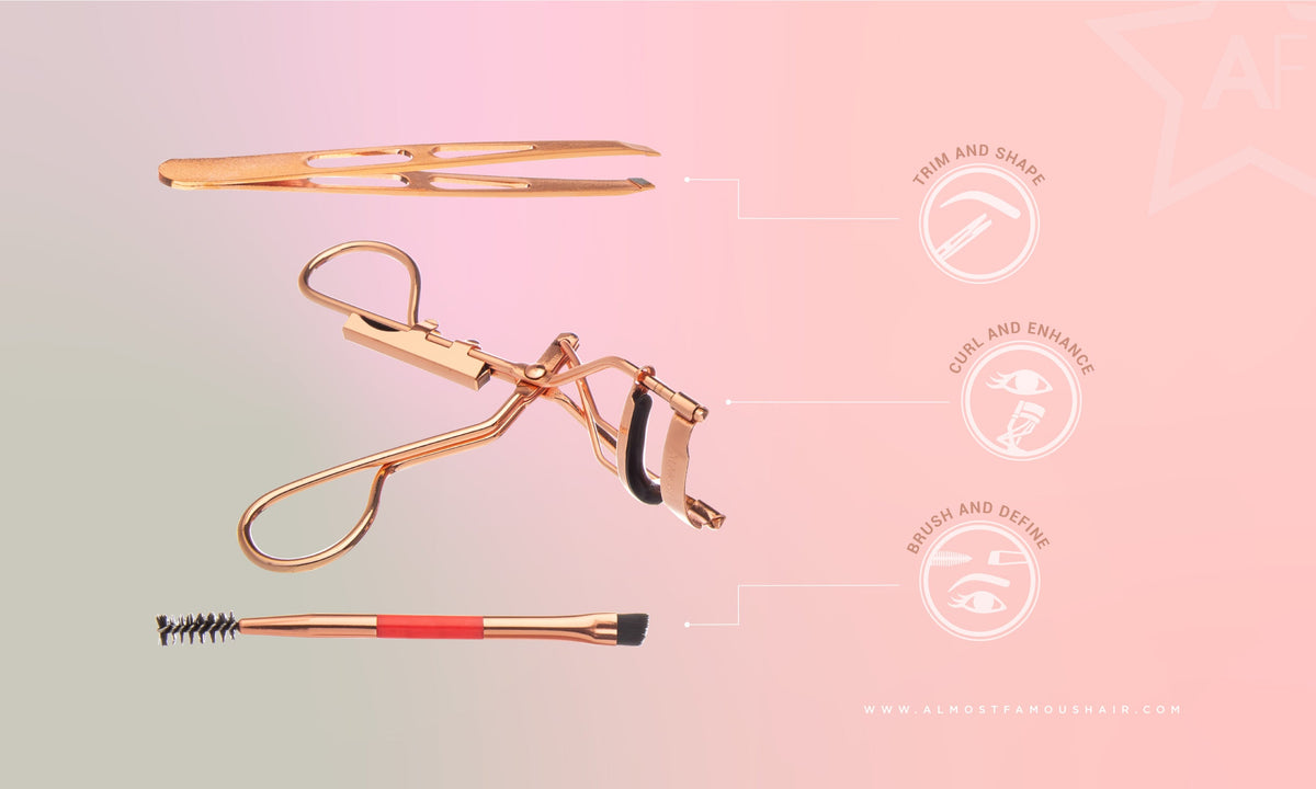 Rose Gold Lash Lifting Kit With Curler Brush Tool Set