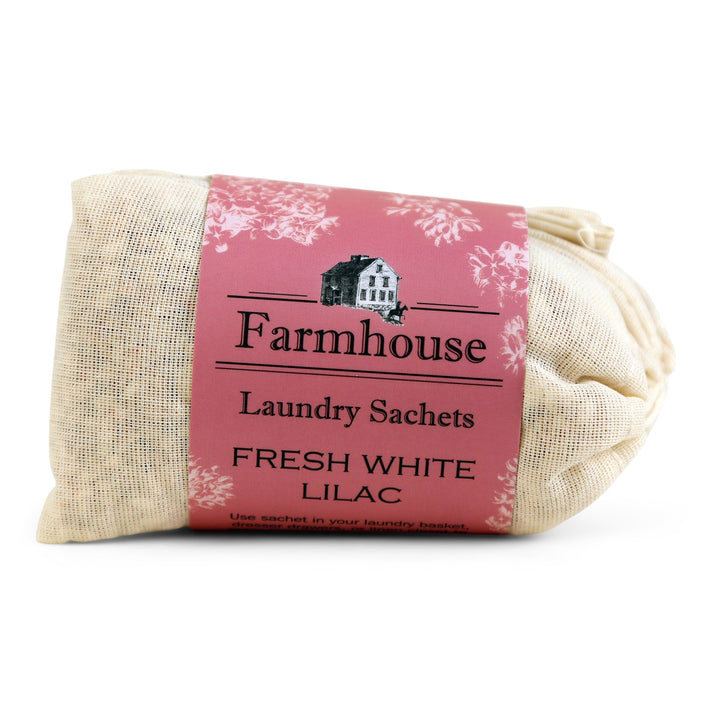Sweet Grass Farm - Paquete de 3 sobres para ropa con aroma a lila blanca