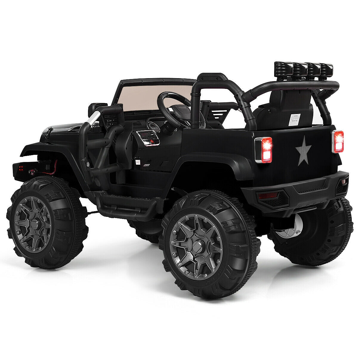 12V Kids Remote Control Riding Truck Car with LED Lights