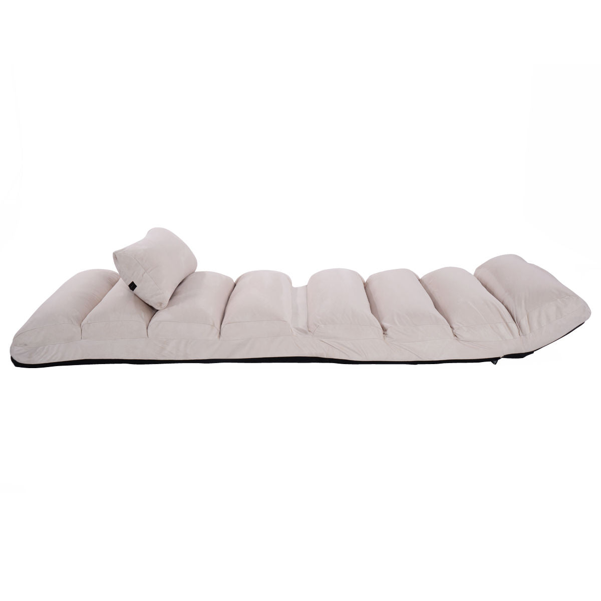 Folding Lazy Sofa Chair Stylish Sofa Couch Beds Lounge Chair W/Pillow