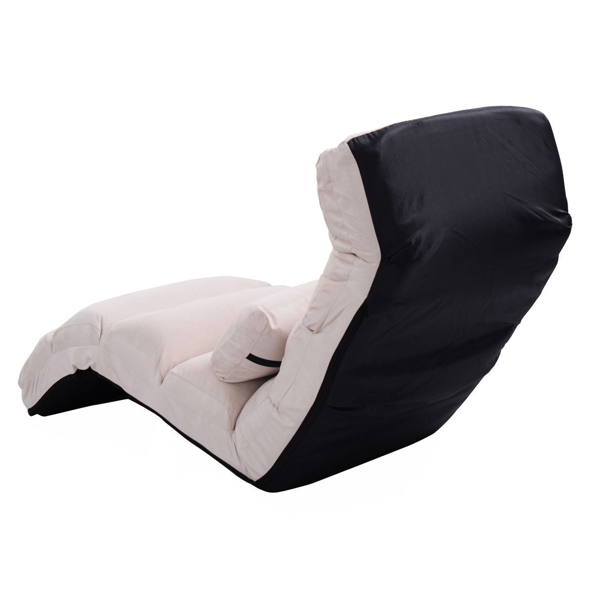 Folding Lazy Sofa Chair Stylish Sofa Couch Beds Lounge Chair W/Pillow