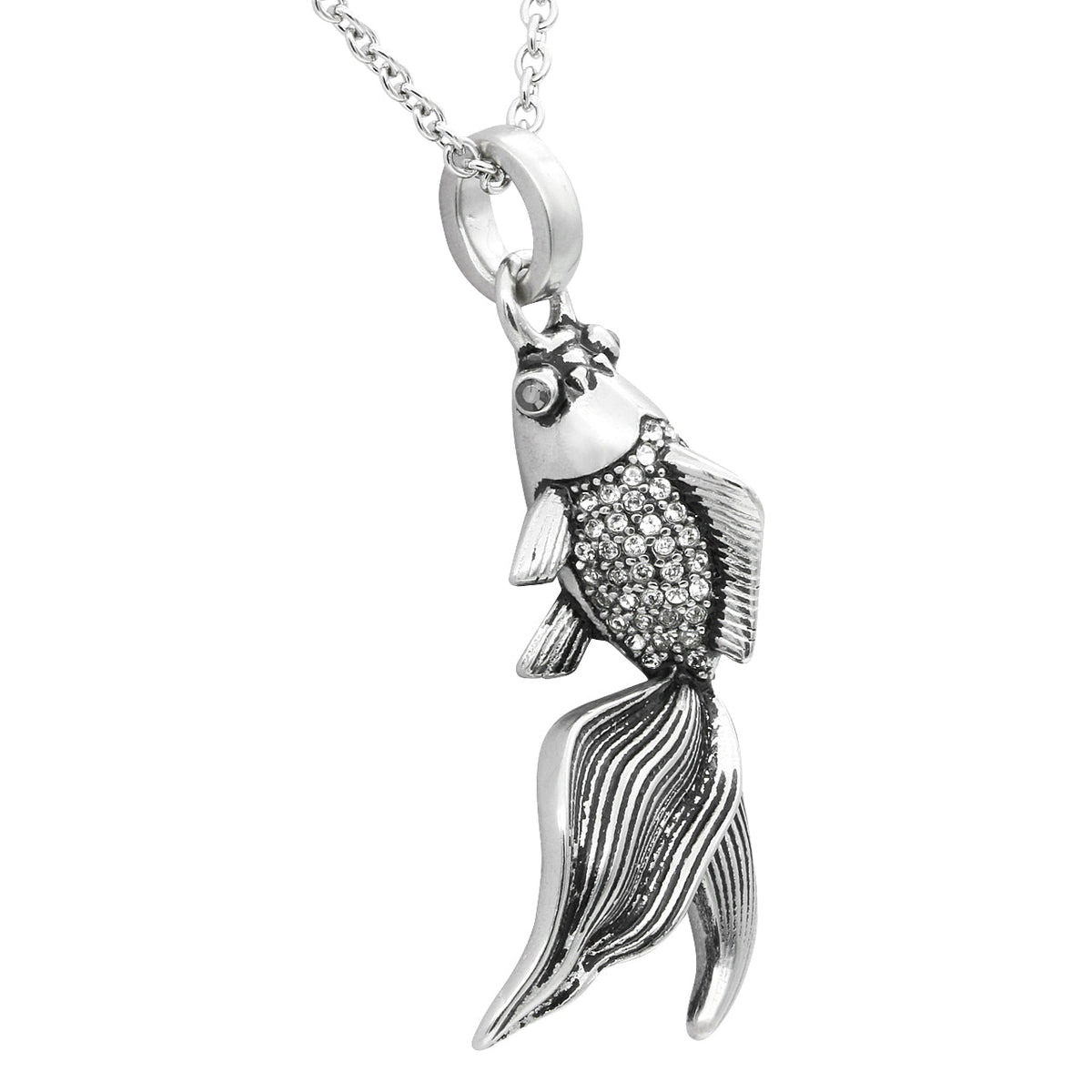 Skull Crossbones Necklace Gothic Pirate Pendant Chain