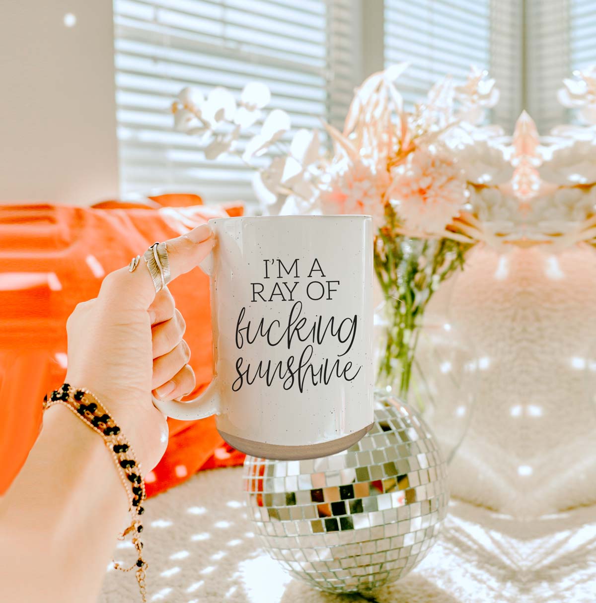 16oz Inspirational Ceramic Coffee Mug Motivational Morning Prayer Mug Sunrise Determination