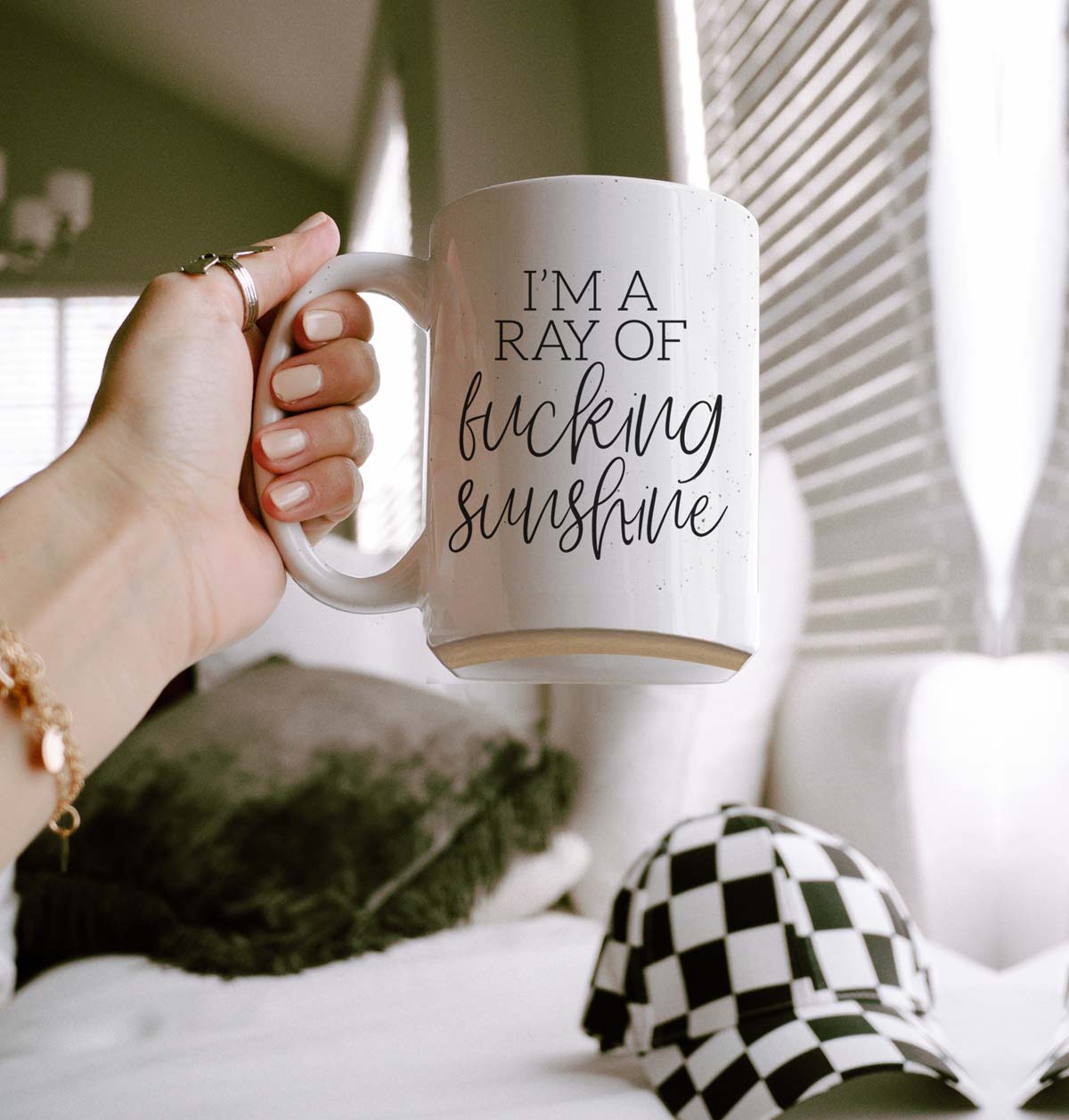 16oz Inspirational Ceramic Coffee Mug Motivational Morning Prayer Mug Sunrise Determination