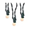 Red de 120 luces LED G15 esmeriladas de colores cambiantes