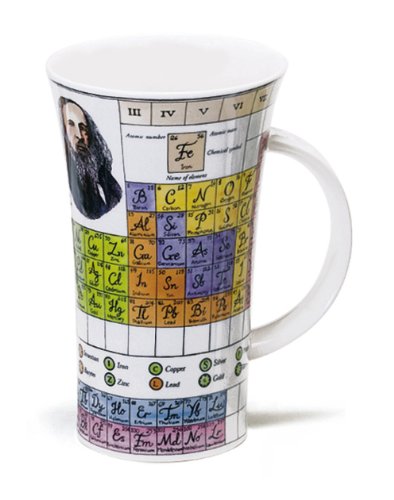 Periodic Table Fine Bone China Mug Glencoe Style By Dunoon