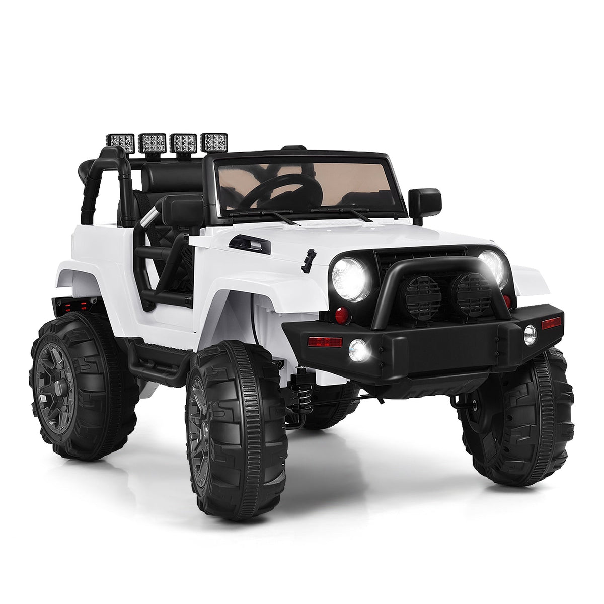 12V Kids Remote Control Riding Truck Car with LED Lights