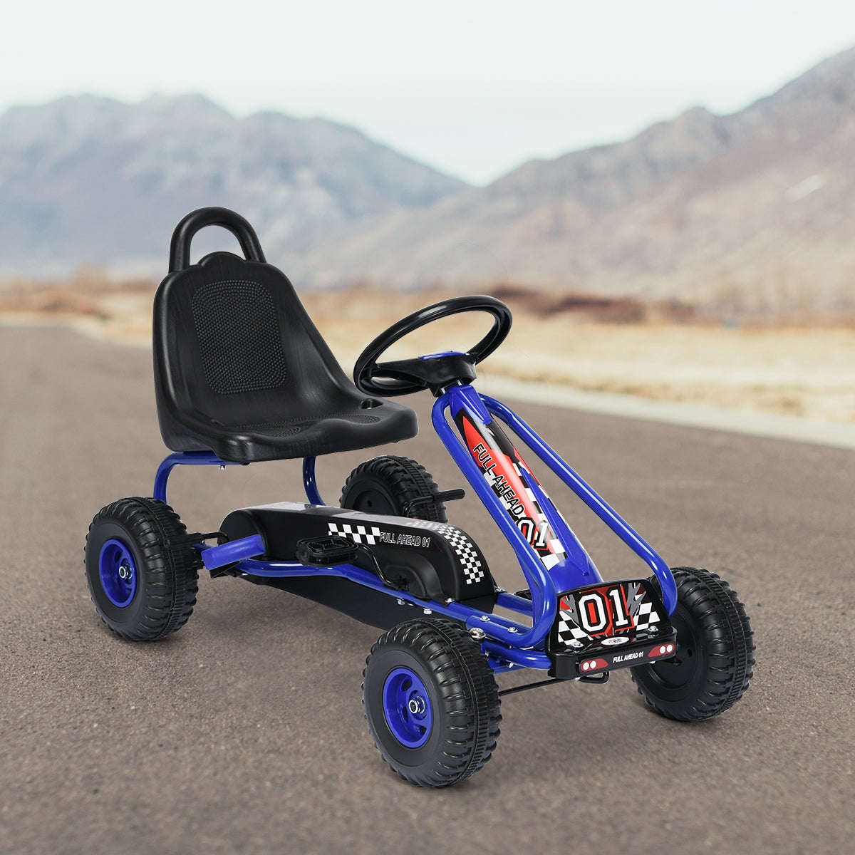 4 Wheel Pedal Powered Ride On