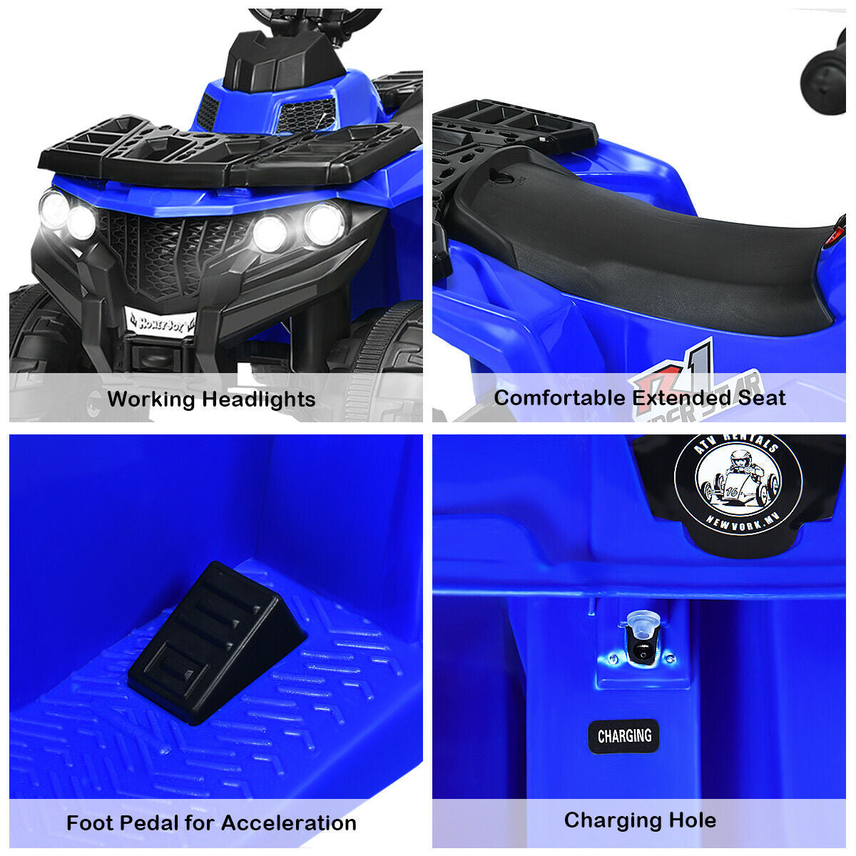 6V Battery Powered Kids Electric Ride on ATV