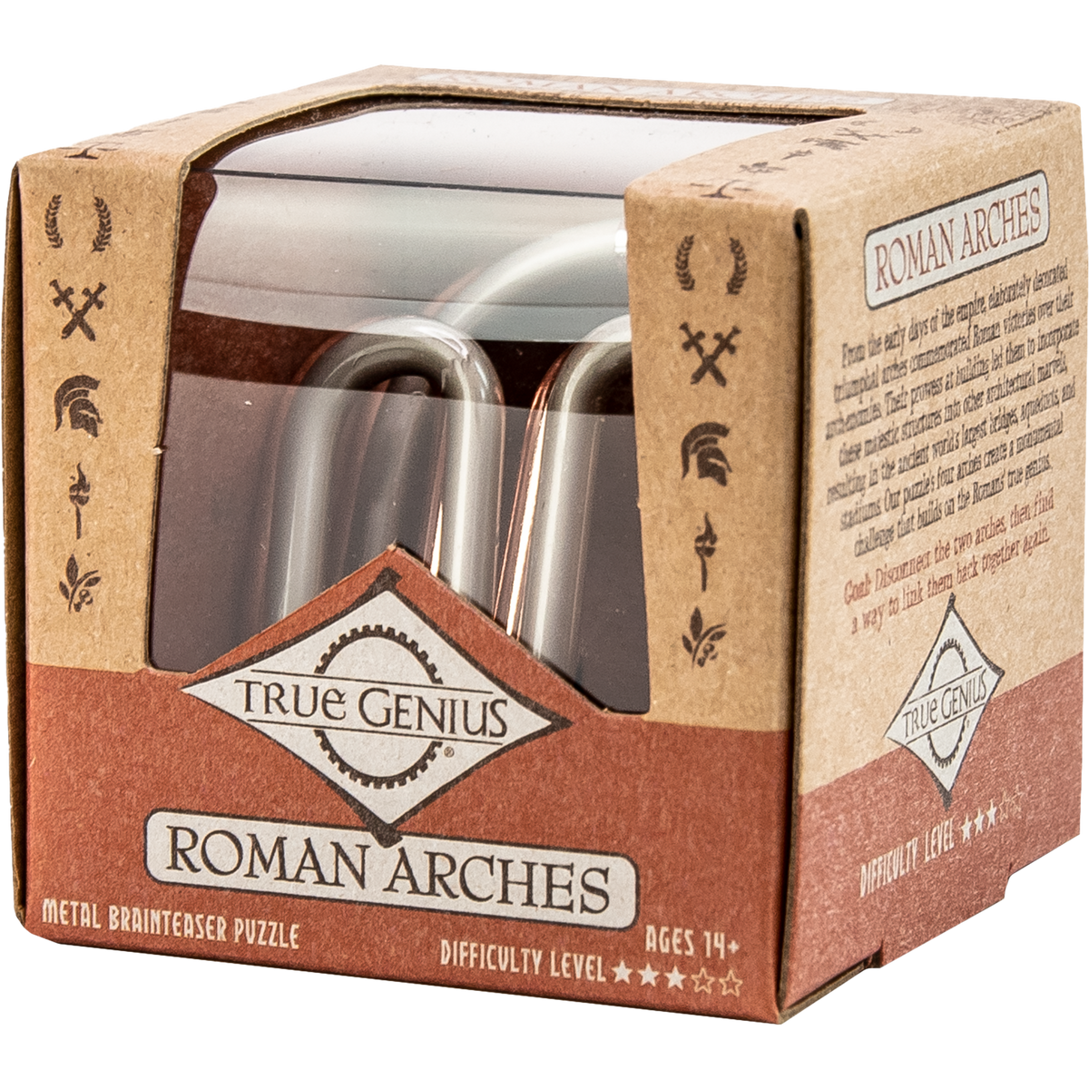 Roman Arches - Metal Blacksmith's Puzzle