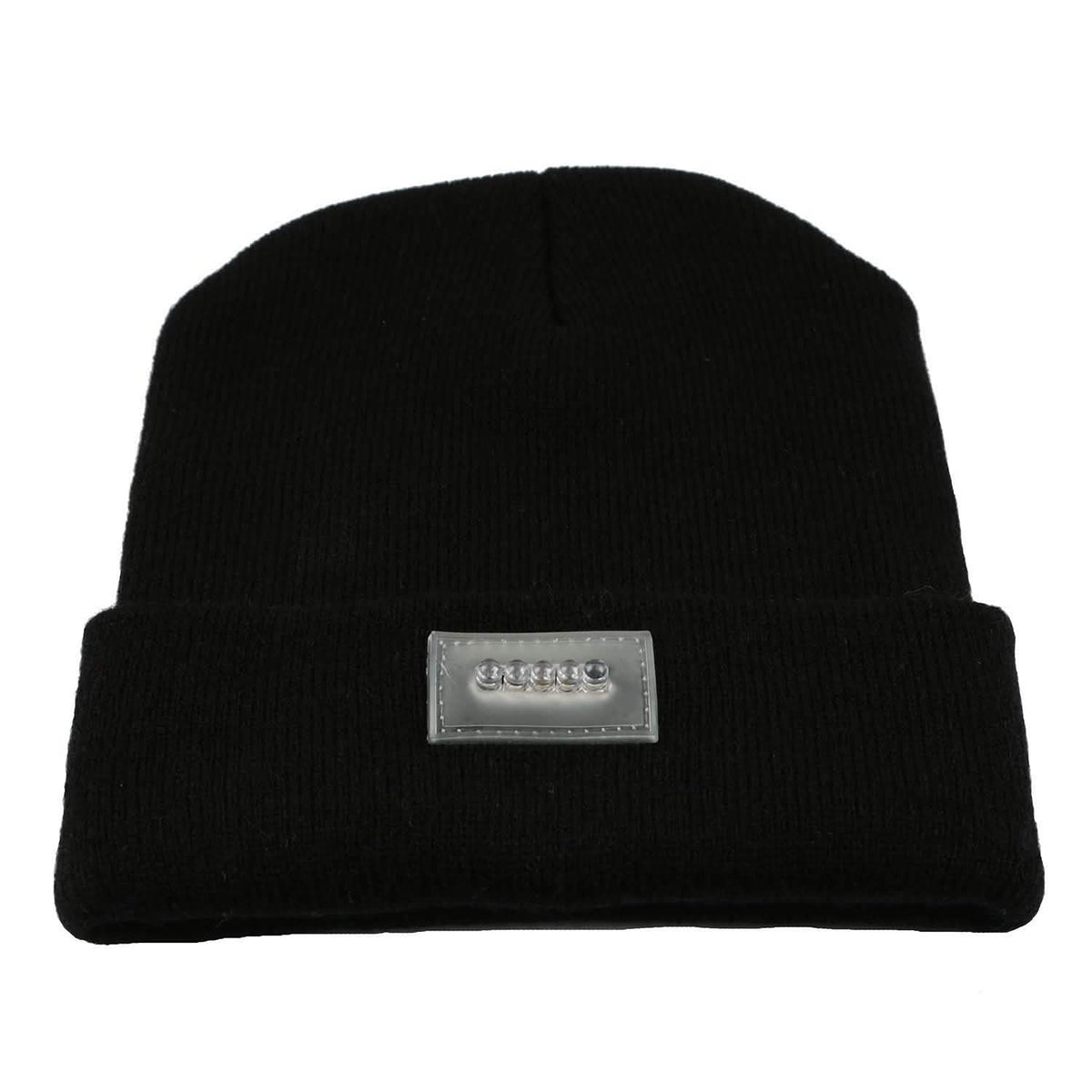 Unisex 5 LED Knitted Beanie Winter Warm Hat