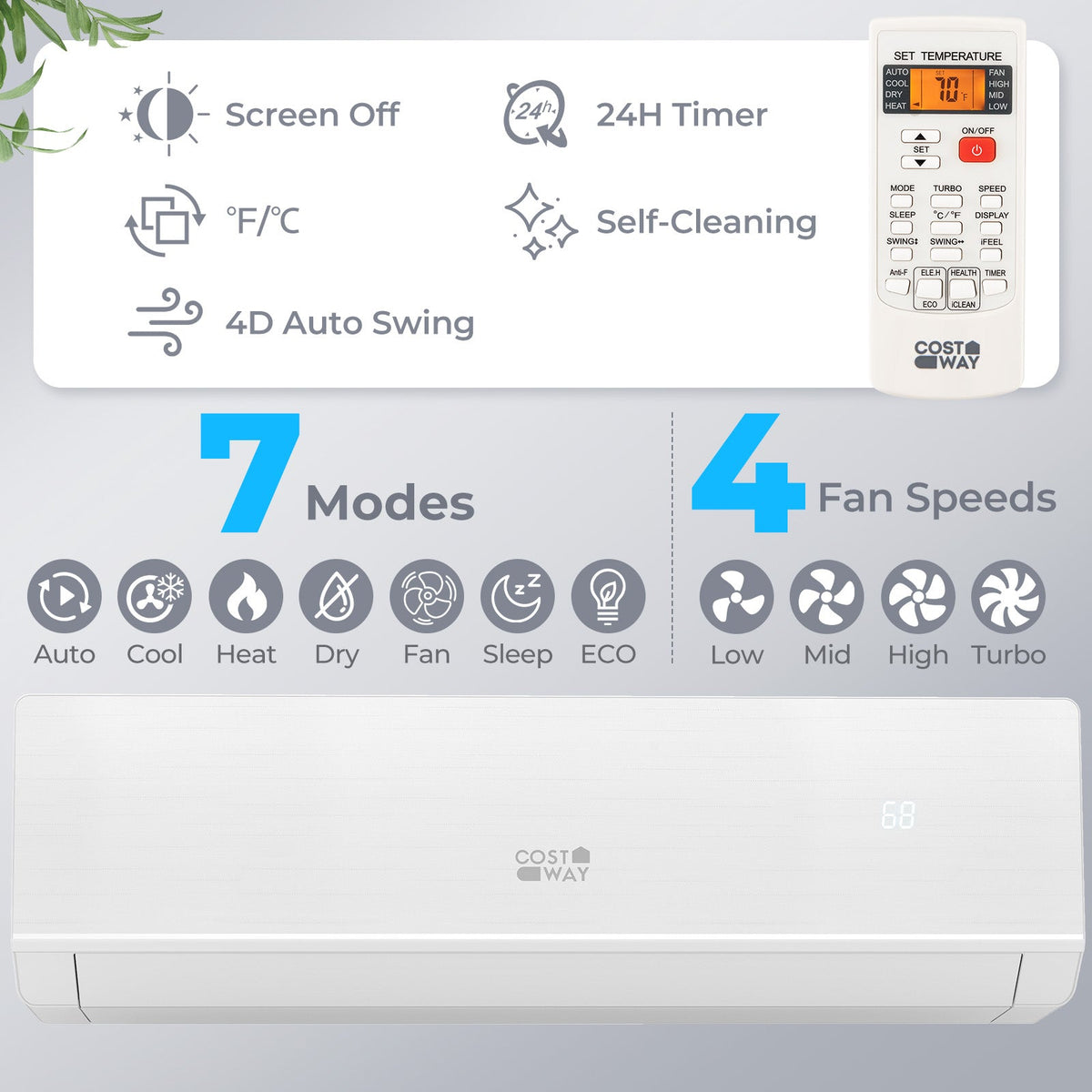 SEERXtreme Series 24000 BTU 25 SEER2 208-230V Mini Split Heat Pump Heating at -15¬∞F WiFi Enabled