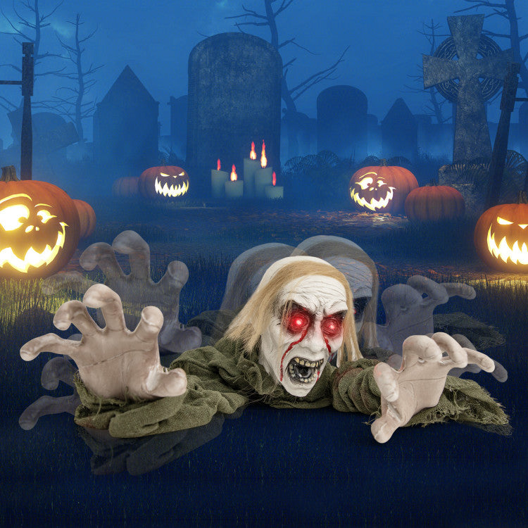 Halloween Groundbreaker Climbing Zombie+Inflatable Pumpkins