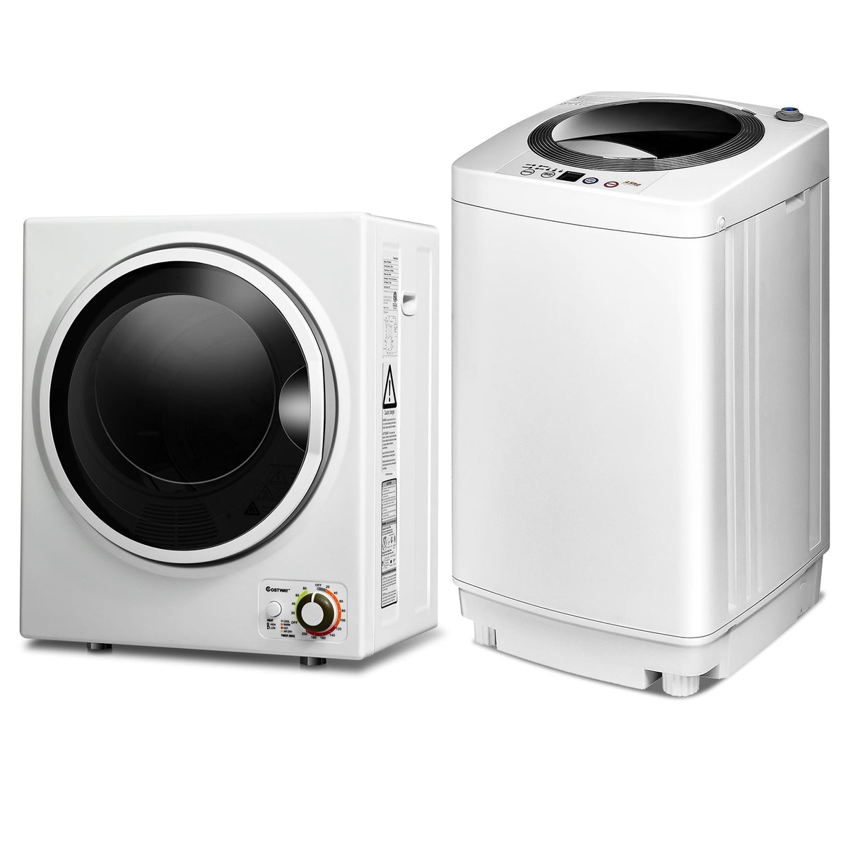 Electric Laundry Dryer and Full-Automatic Washing Machine Combo