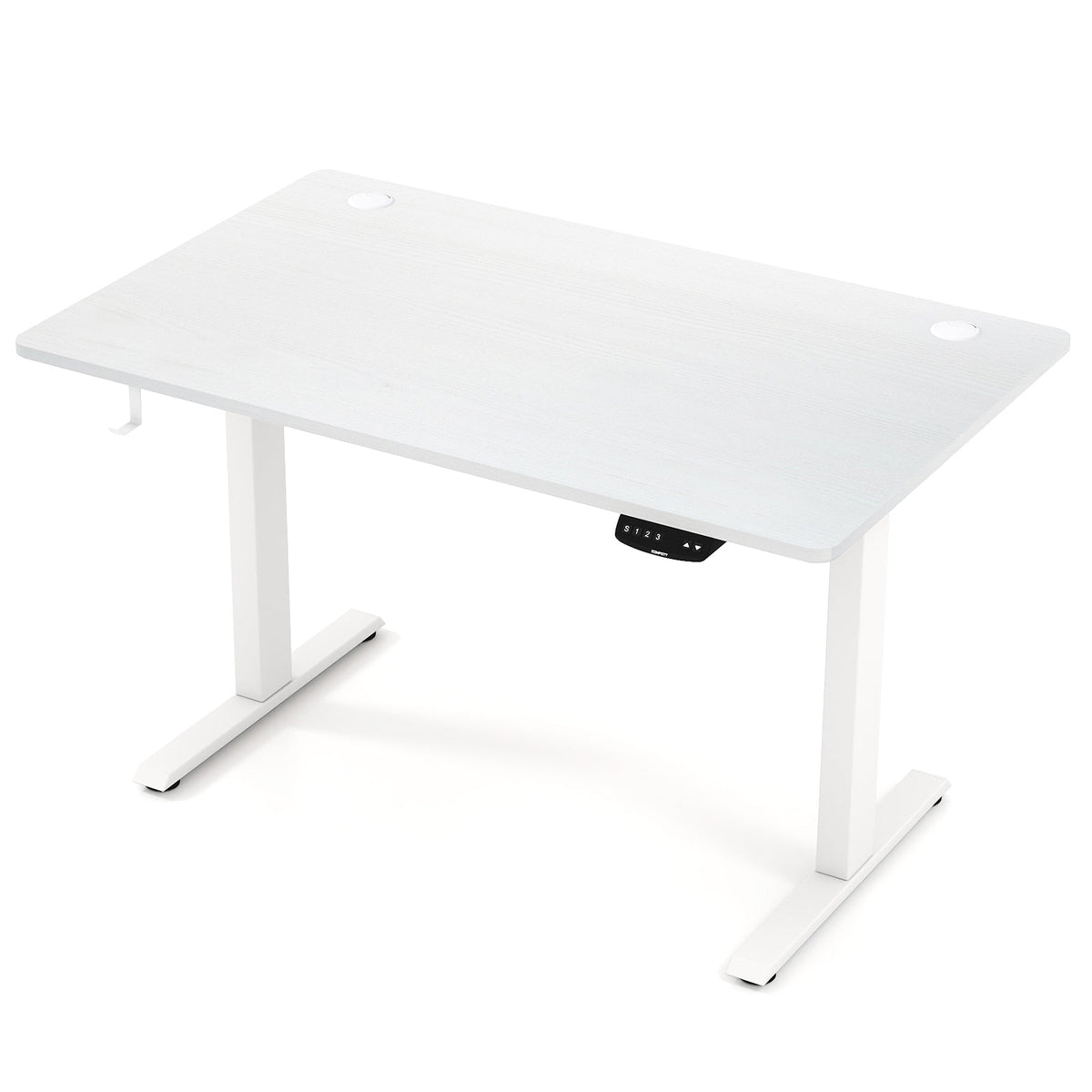 Electric Standing Desk Height Adjustable with 3 Memory Heights White