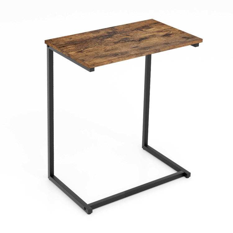 14-Position Adjustable Floor Chair & C-Shaped End Table Set