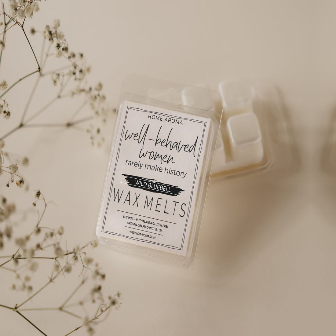 Bluebell Wax Melts Pack Fresh Floral Scented Soy Wax Melt Gift For Women Romantic Home