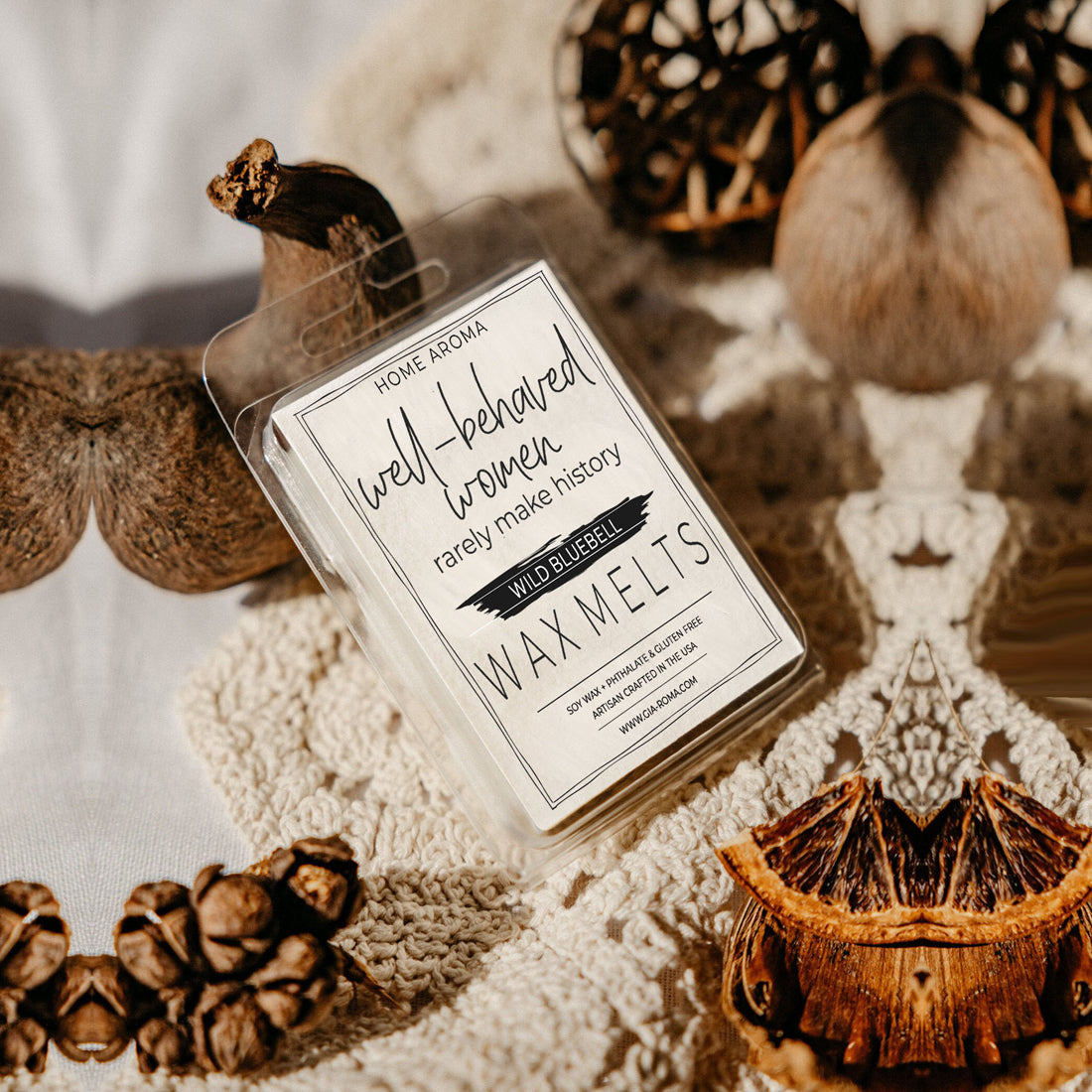 Bluebell Wax Melts Pack Fresh Floral Scented Soy Wax Melt Gift For Women Romantic Home