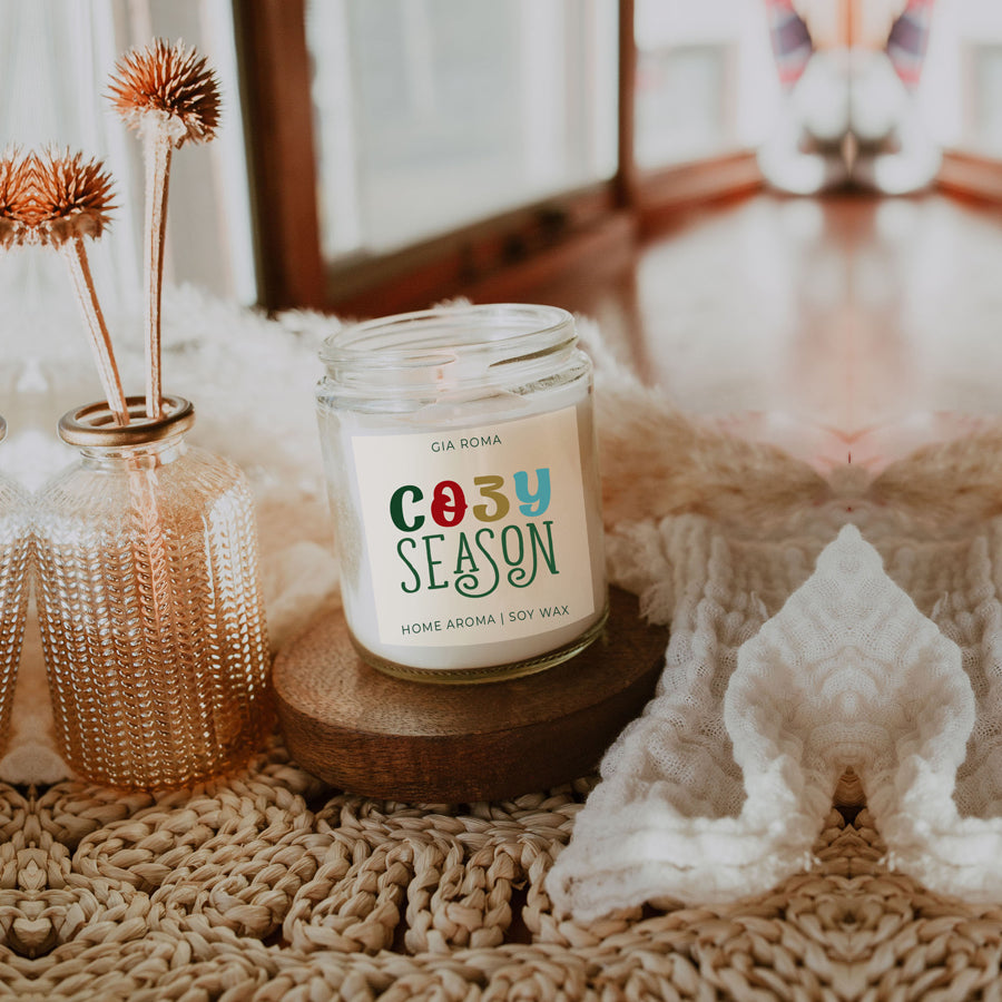 Winter Forest Soy Candle 9oz - Citrus Clove Pine Oakmoss Sandalwood