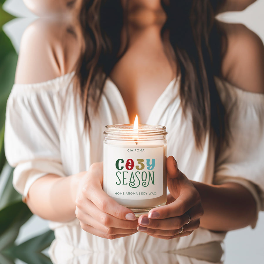 Winter Forest Soy Candle 9oz - Citrus Clove Pine Oakmoss Sandalwood
