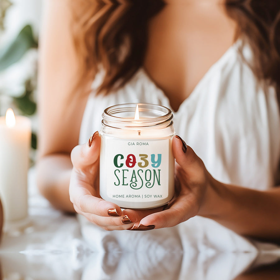 Winter Forest Soy Candle 9oz - Citrus Clove Pine Oakmoss Sandalwood