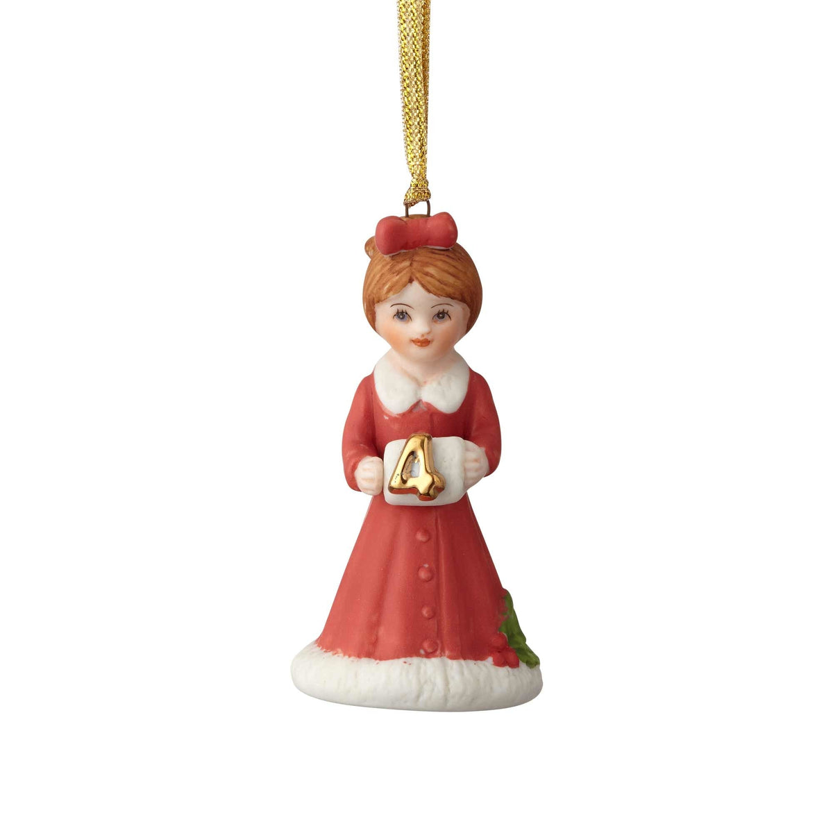 Adorno "Growing Up Girl" - Primera Navidad de Bebé Brunette