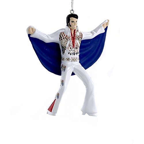 Elvis In Eagle Suit With Cape Ornament