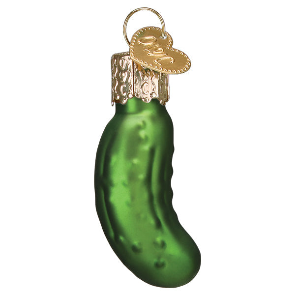 Gumdrop Mini Pickle Glass Ornament