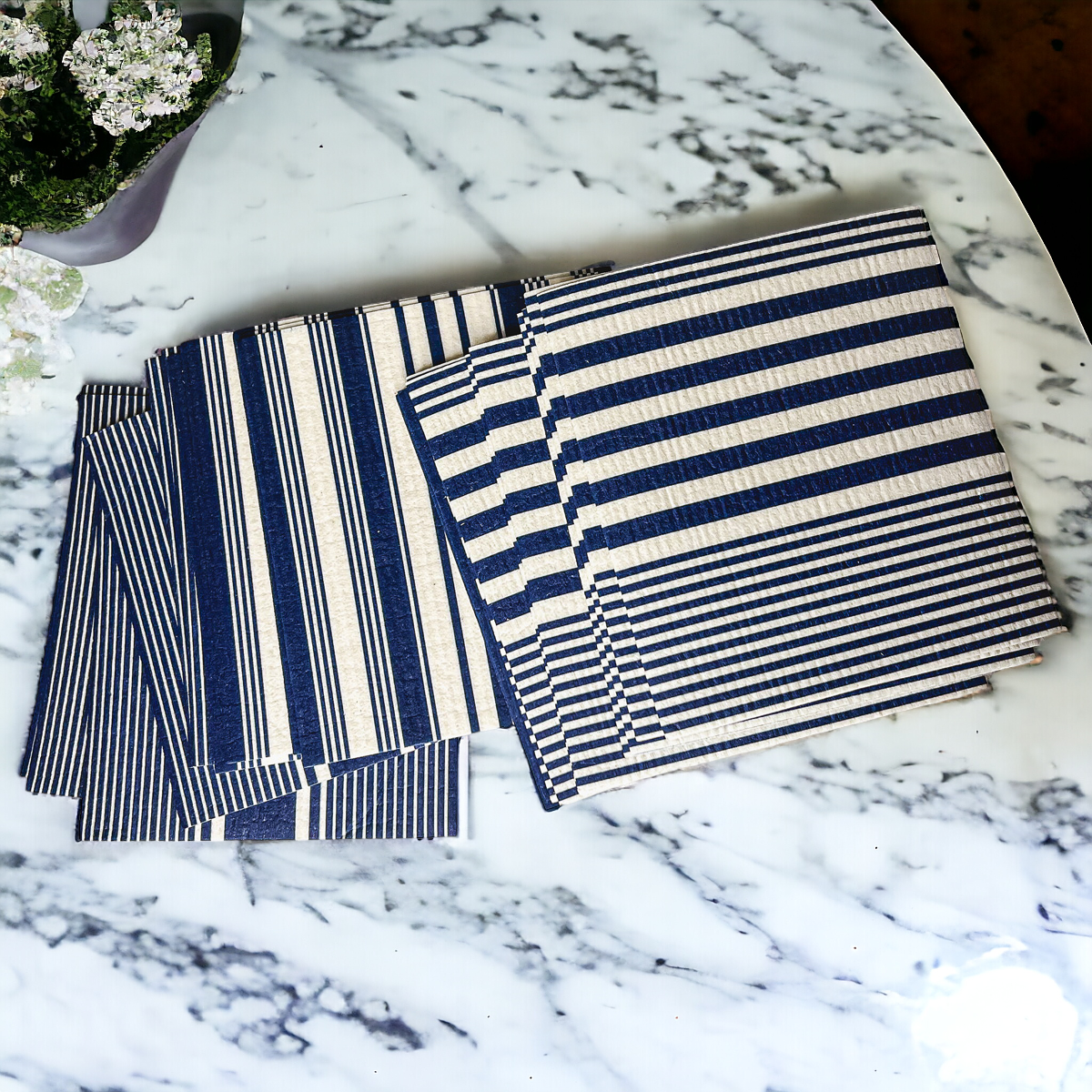 Yacht Club Biodegradable Kitchen Cloth 70% Cellulose 30% Cotton Reusable