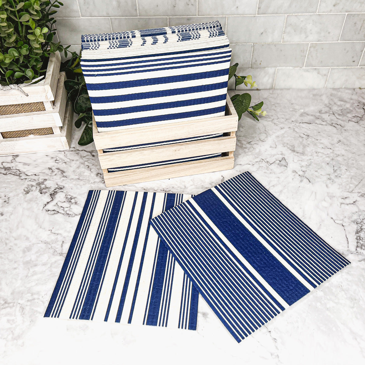 Yacht Club Biodegradable Kitchen Cloth 70% Cellulose 30% Cotton Reusable