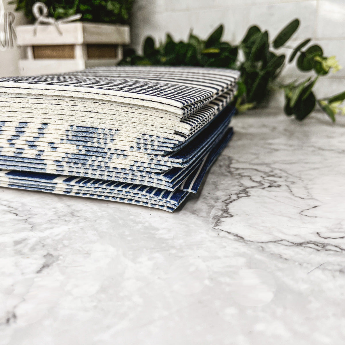 Yacht Club Biodegradable Kitchen Cloth 70% Cellulose 30% Cotton Reusable