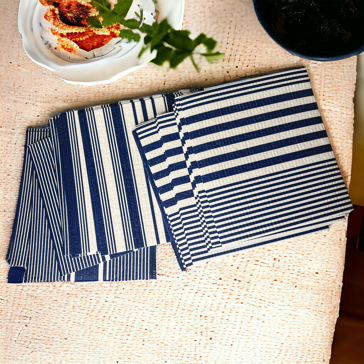 Yacht Club Biodegradable Kitchen Cloth 70% Cellulose 30% Cotton Reusable