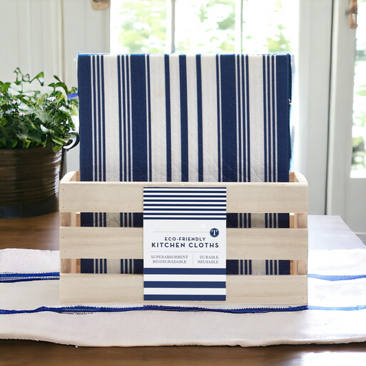 Yacht Club Biodegradable Kitchen Cloth 70% Cellulose 30% Cotton Reusable